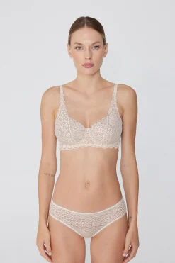 Paris Recycled Lace Unpadded Balconette Bra - Balconette - Women | Tezenis