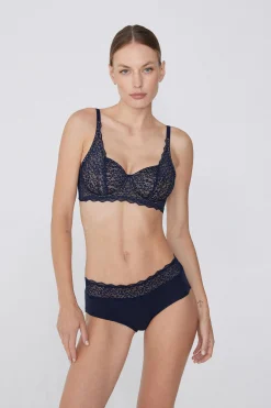 Paris Recycled Lace Unpadded Balconette Bra - Balconette - Women | Tezenis