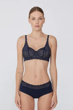 Paris Recycled Lace Unpadded Balconette Bra - Balconette - Women | Tezenis