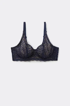 Paris Recycled Lace Unpadded Balconette Bra - Balconette - Women | Tezenis