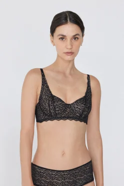 Paris Recycled Lace Unpadded Balconette Bra - Balconette - Women | Tezenis