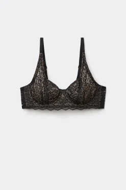 Paris Recycled Lace Unpadded Balconette Bra - Balconette - Women | Tezenis