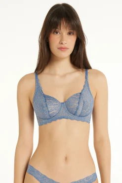 Paris Recycled Lace Unpadded Balconette Bra - Balconette - Women | Tezenis
