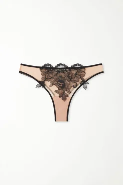 Parisienne Lace Brazilian Panties - Cheeky Briefs - Women | Tezenis