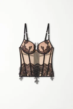 Parisienne Lace Push-Up Bra Top - Bralette - Women | Tezenis