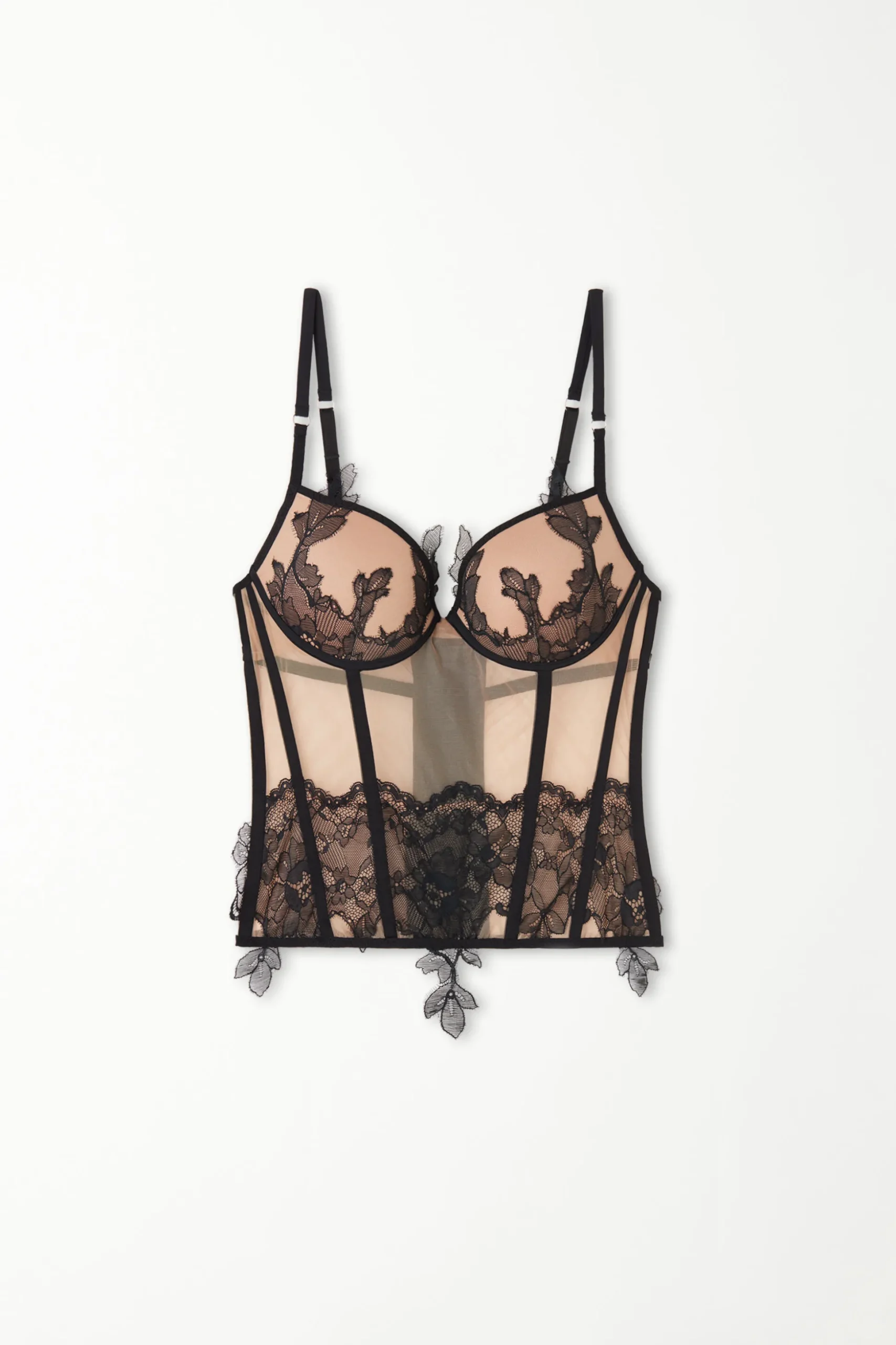 Parisienne Lace Push-Up Bra Top - Bralette - Women | Tezenis