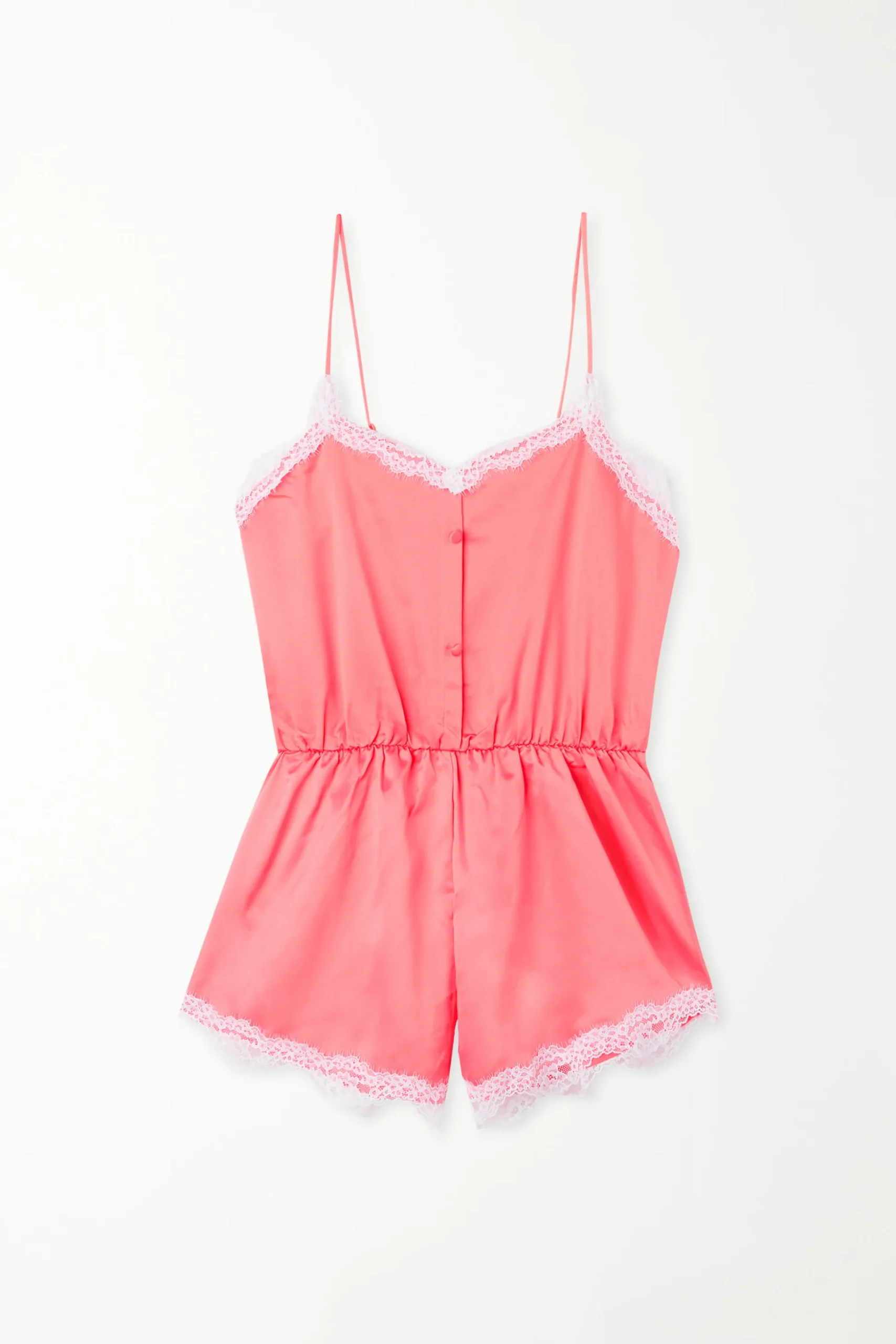 Pastel Baby Satin Babydoll Romper - Nightdresses And Robes - Women | Tezenis