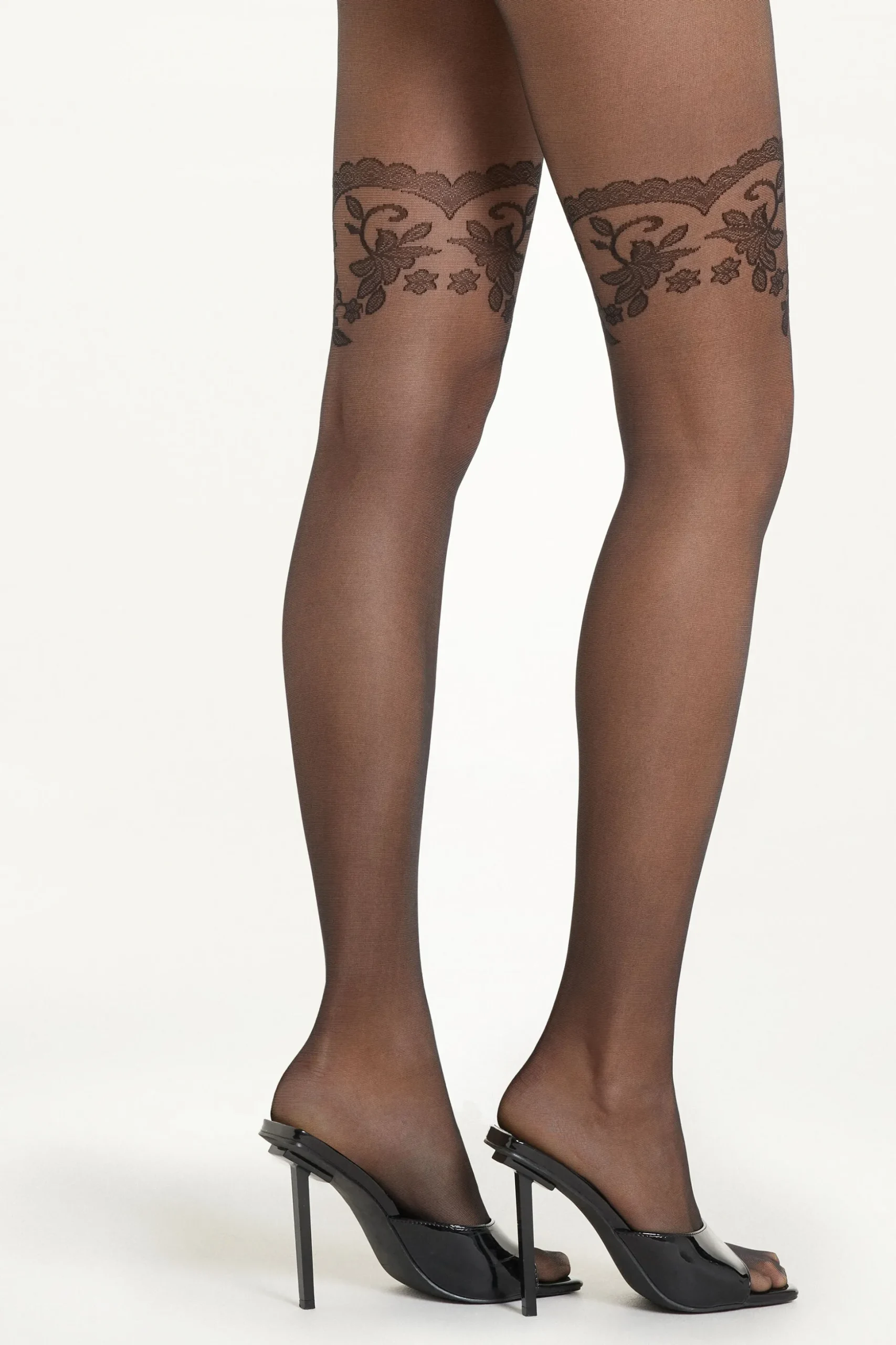 Patterned 20 Denier Tights - Patterned - Women | Tezenis