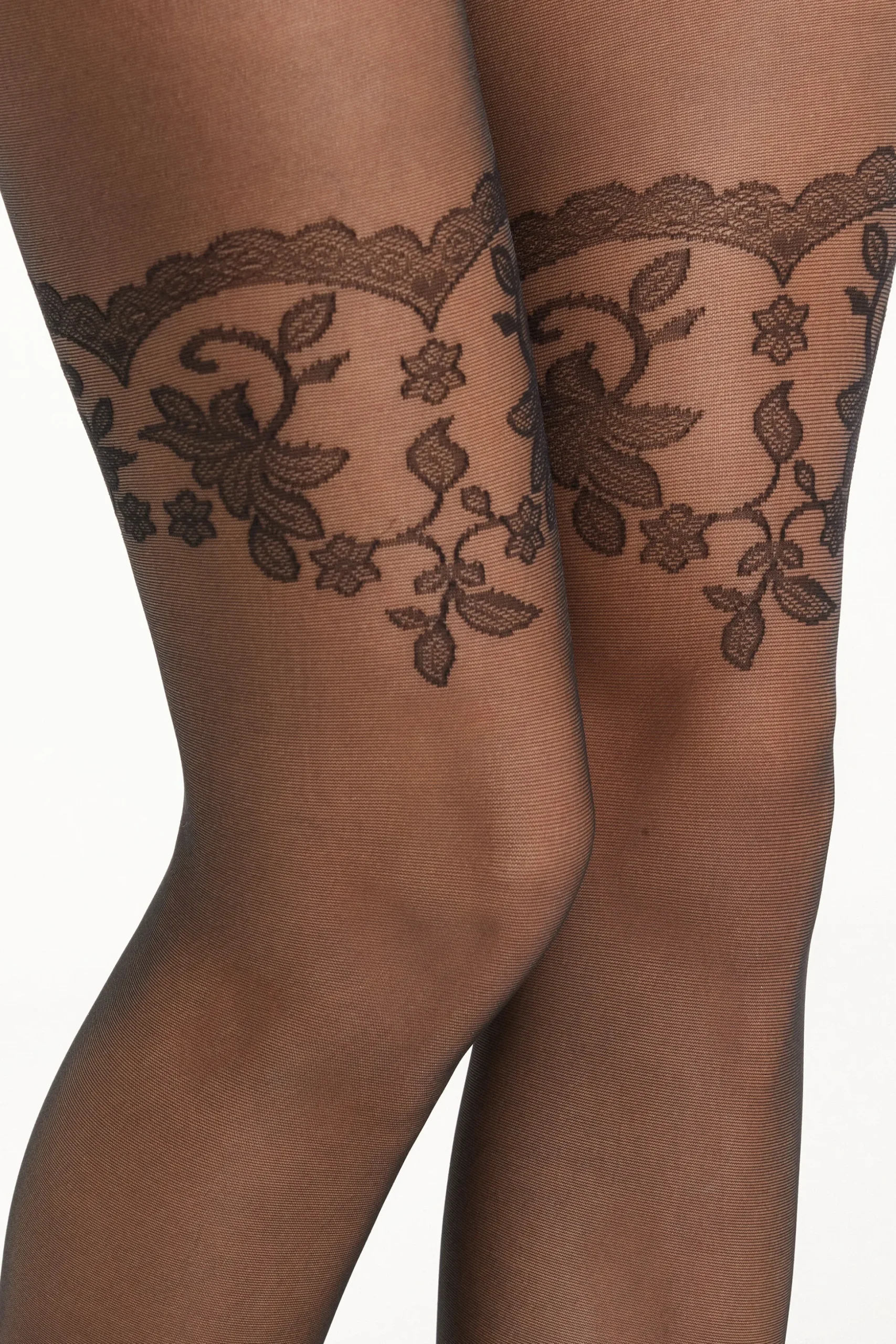 Patterned 20 Denier Tights - Patterned - Women | Tezenis