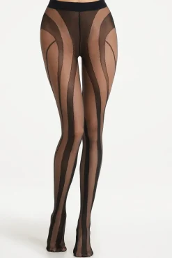 Patterned 20 Denier Tights - Patterned - Women | Tezenis