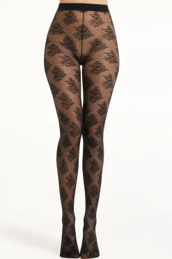 Patterned 20 Denier Tights - Patterned - Women | Tezenis