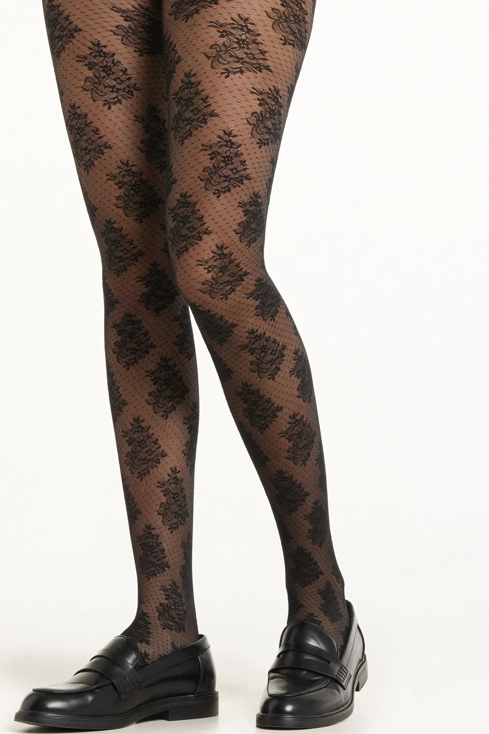 Patterned 20 Denier Tights - Patterned - Women | Tezenis