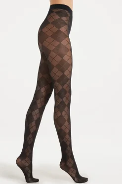 Patterned 40 Denier Tights - Patterned - Women | Tezenis