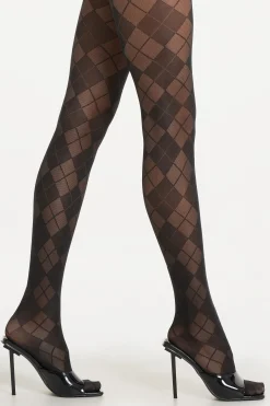 Patterned 40 Denier Tights - Patterned - Women | Tezenis