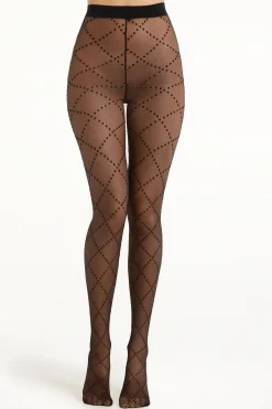 Patterned 20 Denier Tights - Patterned - Women | Tezenis