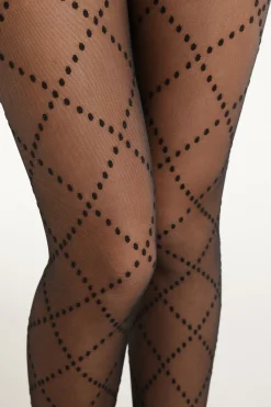 Patterned 20 Denier Tights - Patterned - Women | Tezenis