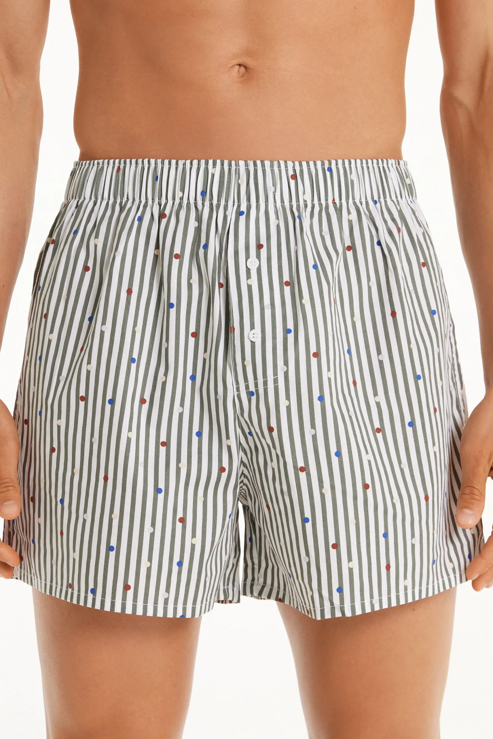 Patterned Cotton Cloth Boxers - Boxers - Men | Tezenis