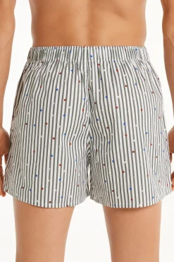 Patterned Cotton Cloth Boxers - Boxers - Men | Tezenis