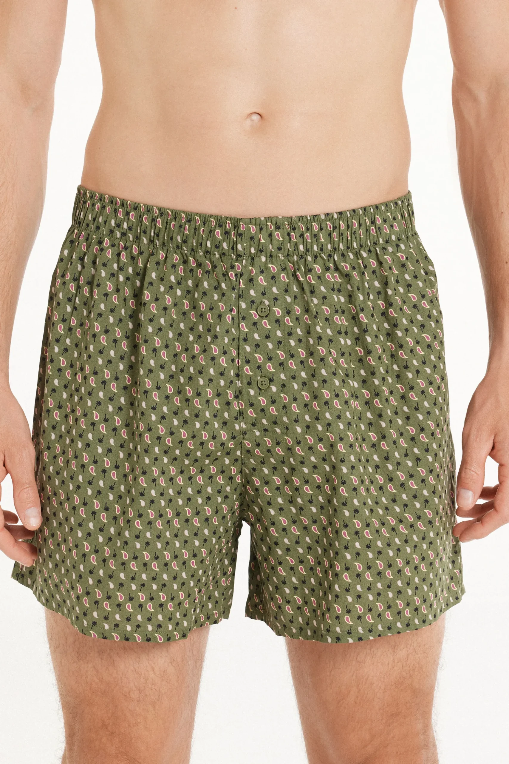 Patterned Cotton Cloth Boxers - Boxers - Men | Tezenis