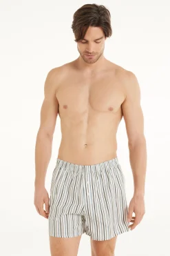 Patterned Cotton Cloth Boxers - Boxers - Men | Tezenis