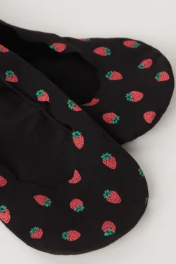 Patterned Cotton No-Show Socks - Socks - Women | Tezenis