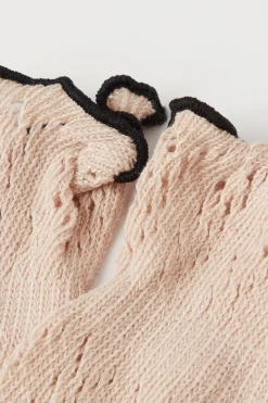 Patterned Openwork Crew Socks - Socks - Women | Tezenis