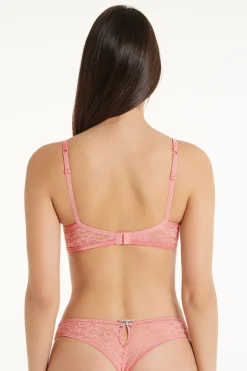 Pearl Pink Lace Paris Balconette Bra - Balconette - Women | Tezenis
