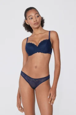 Prague Full Cover Recycled Lace Balconette Bra - Balconette - Women | Tezenis