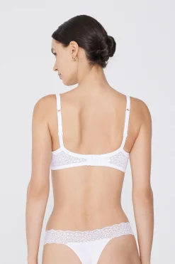 Prague Full Cover Recycled Lace Balconette Bra - Balconette - Women | Tezenis
