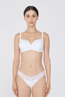 Prague Full Cover Recycled Lace Balconette Bra - Balconette - Women | Tezenis