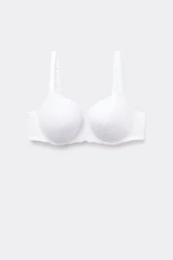 Prague Full Cover Recycled Lace Balconette Bra - Balconette - Women | Tezenis