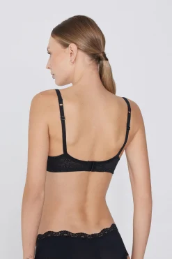 Prague Full Cover Recycled Lace Balconette Bra - Balconette - Women | Tezenis