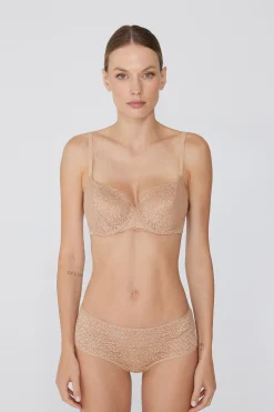 Prague Full Cover Recycled Lace Balconette Bra - Balconette - Women | Tezenis