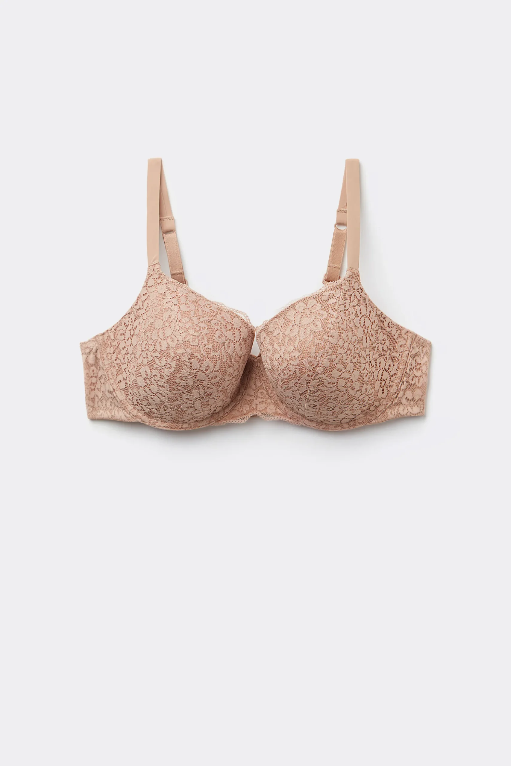 Prague Full Cover Recycled Lace Balconette Bra - Balconette - Women | Tezenis