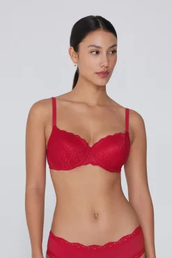 Prague Full Cover Recycled Lace Balconette Bra - Balconette - Women | Tezenis