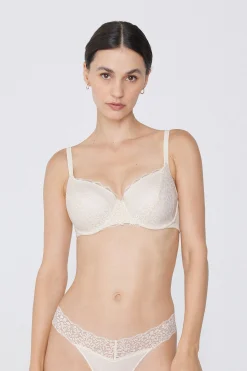 Prague Full Cover Recycled Lace Balconette Bra - Balconette - Women | Tezenis