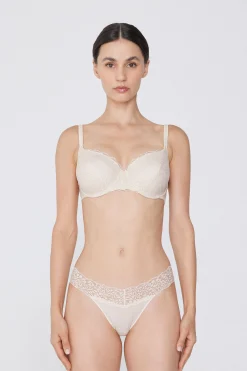 Prague Full Cover Recycled Lace Balconette Bra - Balconette - Women | Tezenis