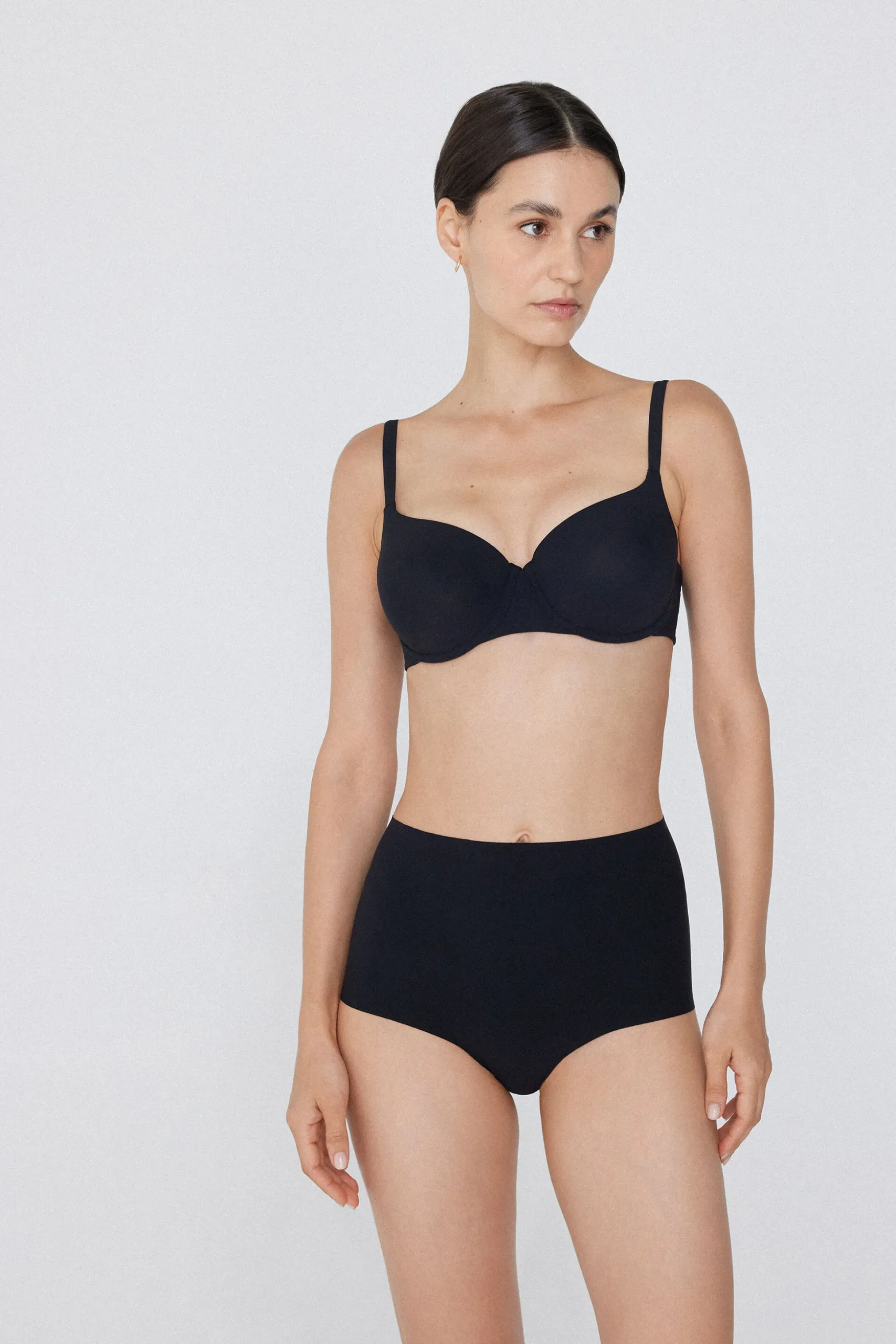 Prague Recycled Microfiber Full Coverage Balconette Bra - Balconette - Women | Tezenis