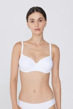 Prague Recycled Microfiber Full Coverage Balconette Bra - Balconette - Women | Tezenis