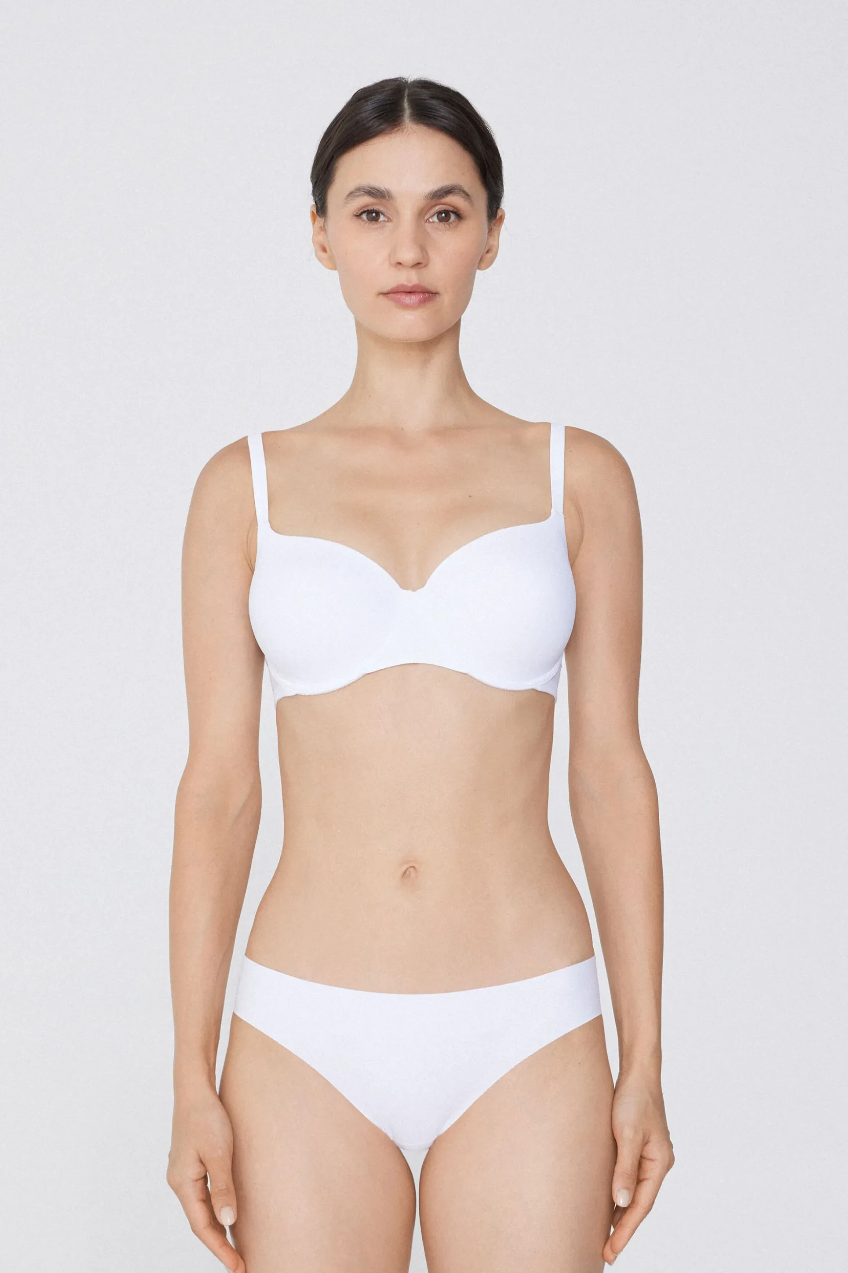Prague Recycled Microfiber Full Coverage Balconette Bra - Balconette - Women | Tezenis