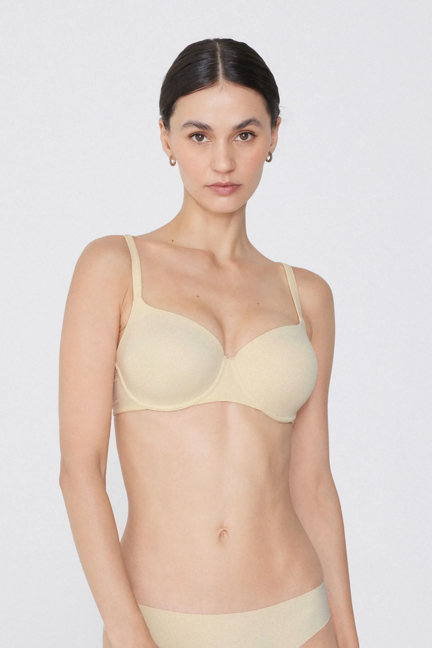 Prague Recycled Microfiber Full Coverage Balconette Bra - Balconette - Women | Tezenis