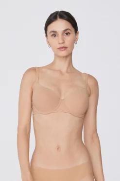 Prague Recycled Microfiber Full Coverage Balconette Bra - Balconette - Women | Tezenis