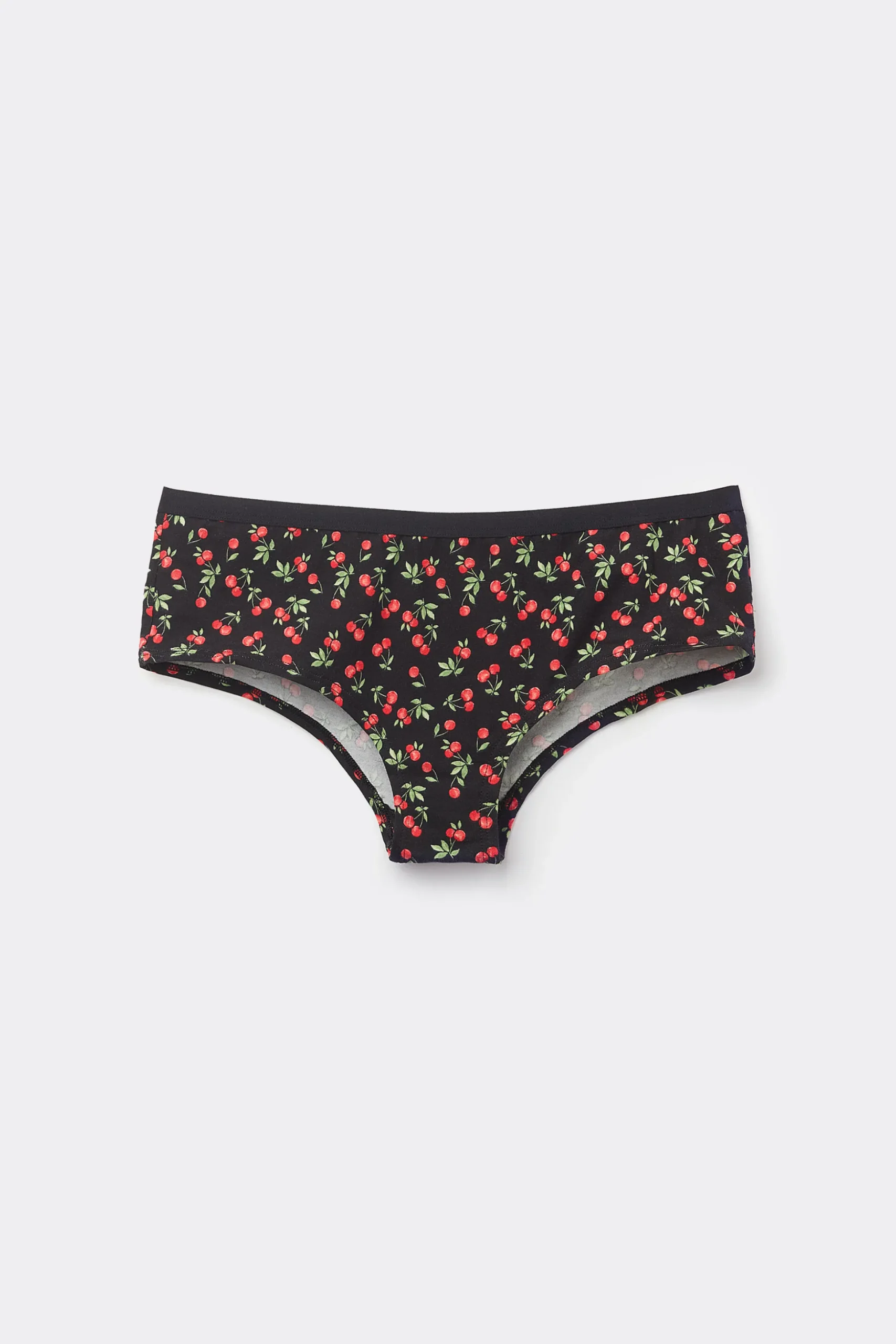 Printed Cotton Boyshorts - French Cut - Women | Tezenis
