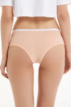 Printed Cotton Boyshorts - French Cut - Women | Tezenis