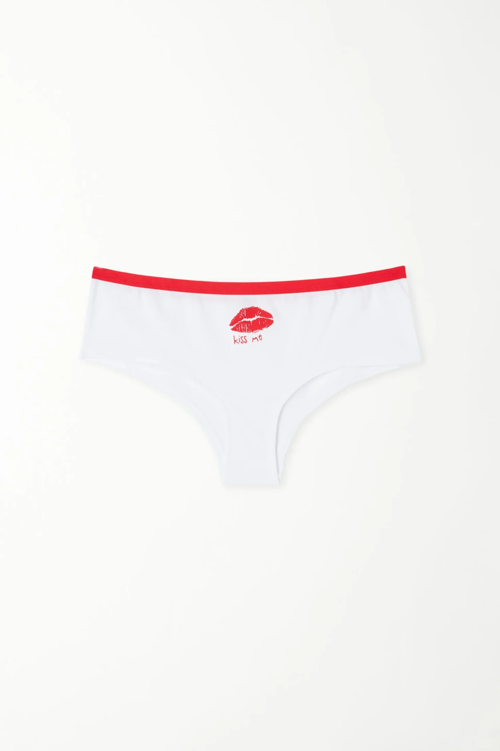 Printed Cotton Boyshorts - French Cut - Women | Tezenis
