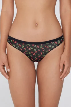 Printed Cotton Brazilian Brief - Cheeky Briefs - Women | Tezenis