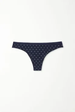Printed Cotton Brazilian Brief - Cheeky Briefs - Women | Tezenis