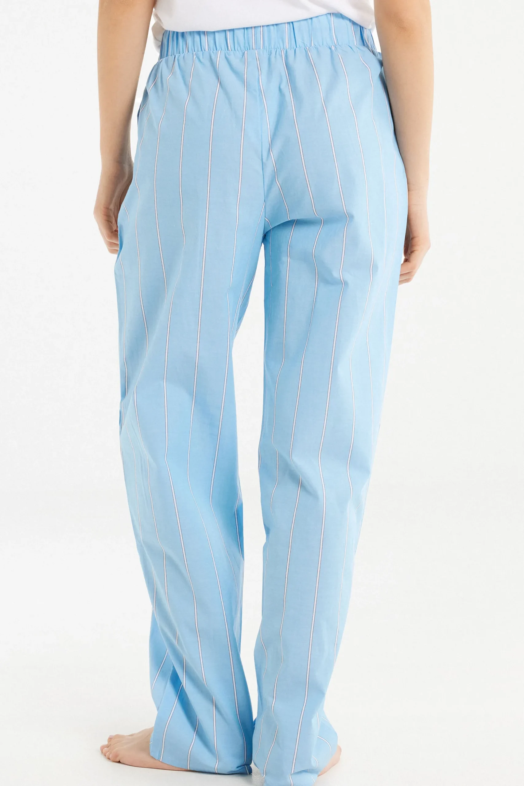 Printed Cotton Canvas Pants - Pajama Sets - Women | Tezenis