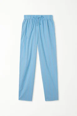 Printed Cotton Canvas Pants - Pajama Sets - Women | Tezenis