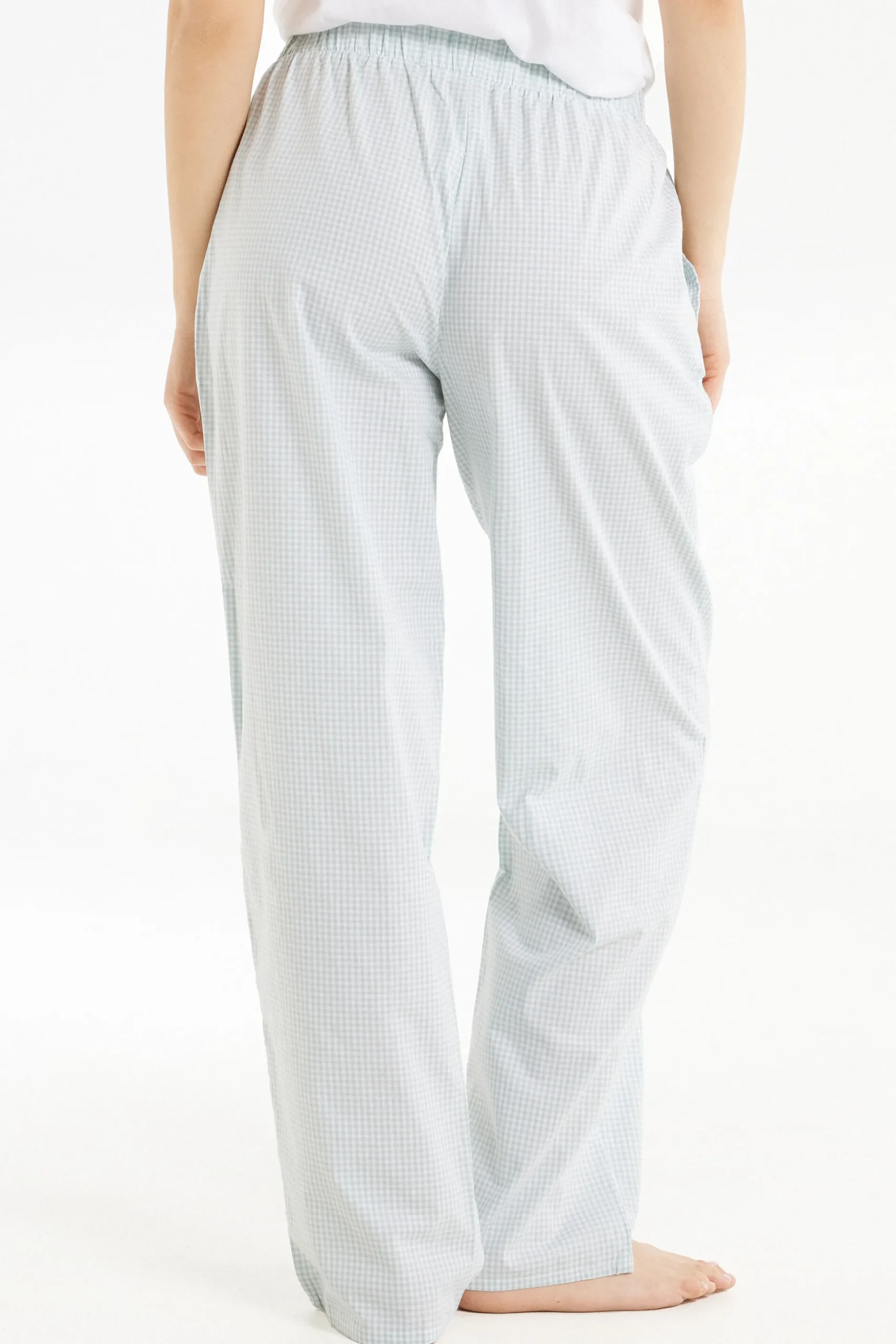 Printed Cotton Canvas Pants - Pajama Sets - Women | Tezenis
